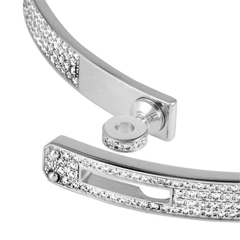 hermes white gold kelly bracelet|kelly bangle bracelet in gold.